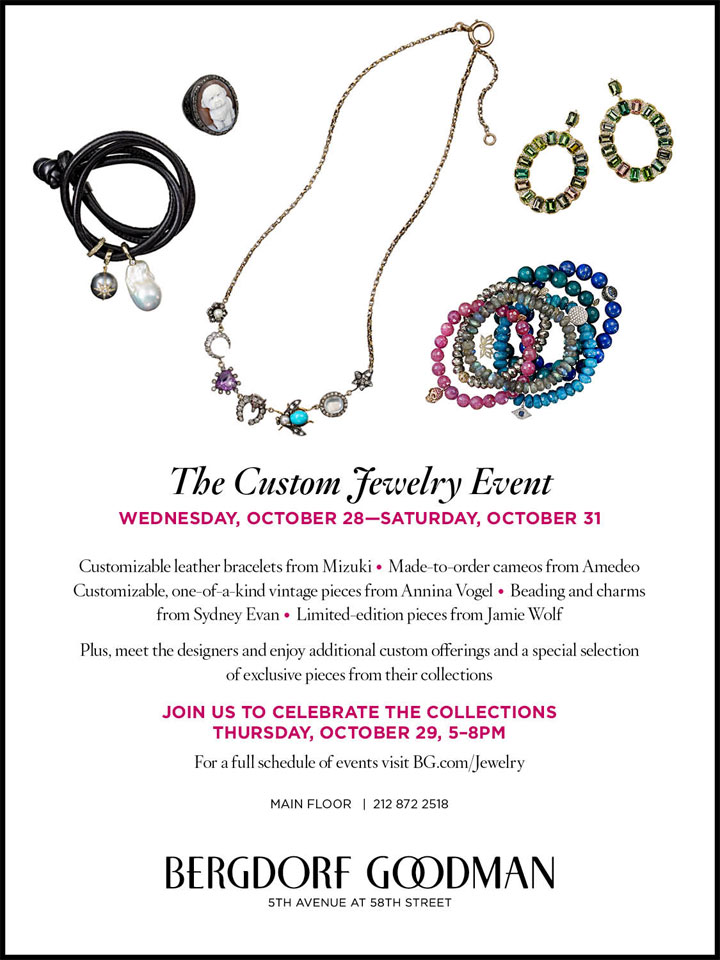 The Custom Jewelry Event at Bergdorf Goodman New York Event