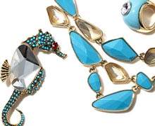 Perfect Pairing: Turquoise & Crystal Jewelry Online Sample Sale @ Gilt