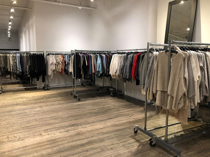 Pics from Inside the Eileen Fisher Sample Sale
