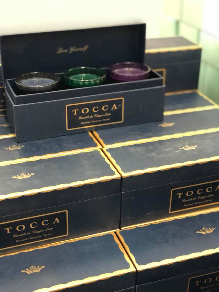 TOCCA Sample Sale Candles