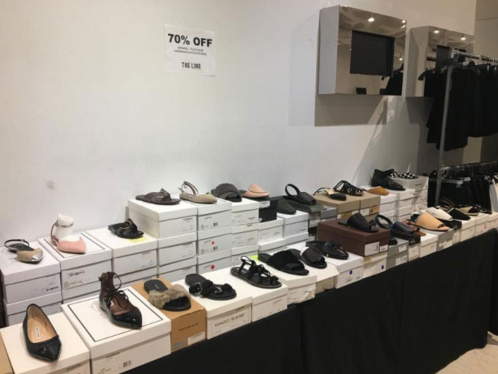 The Line Sample Sale Footwear