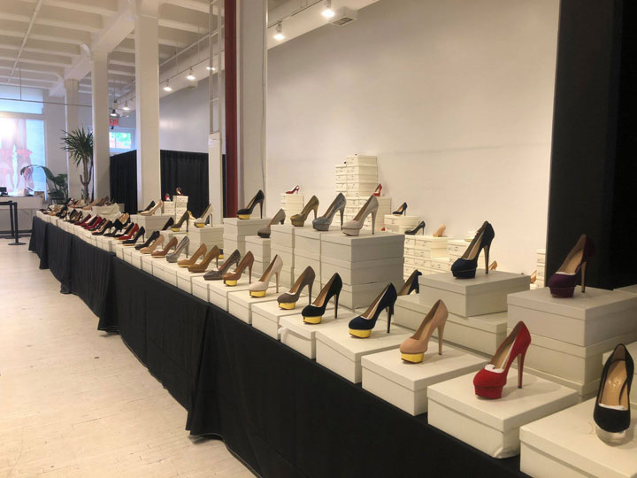 Pics from Inside the Charlotte Olympia Sample Sale