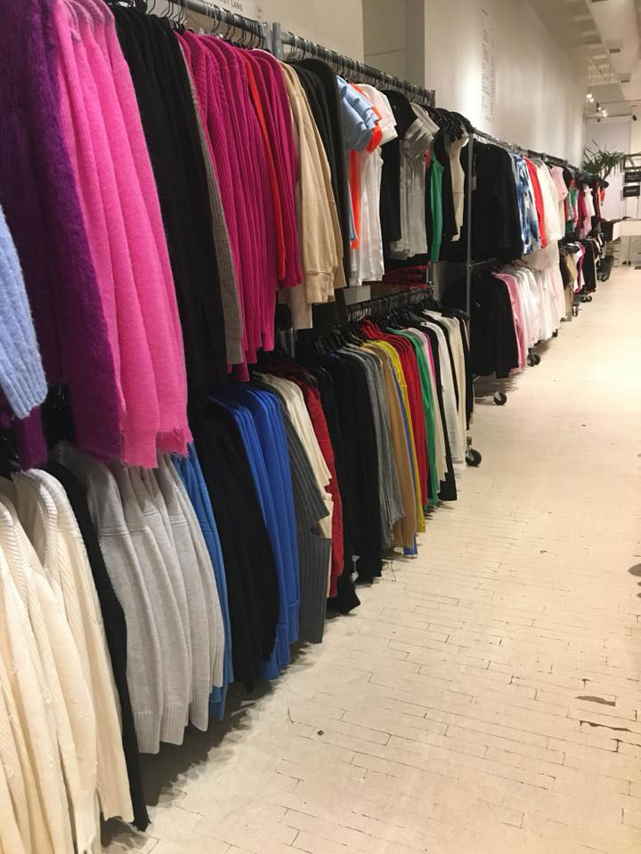 Pics from Inside the Helmut Lang Sample Sale