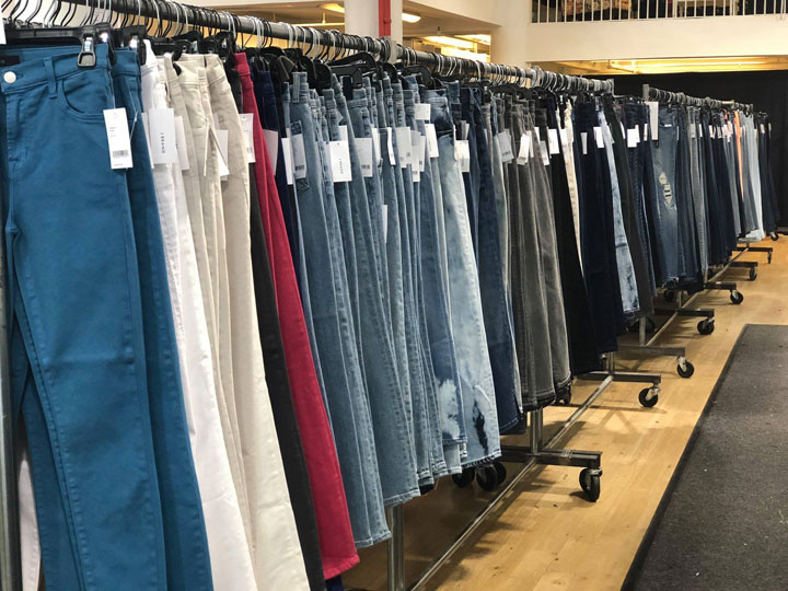 Pics from Inside the J Brand Sample Sale