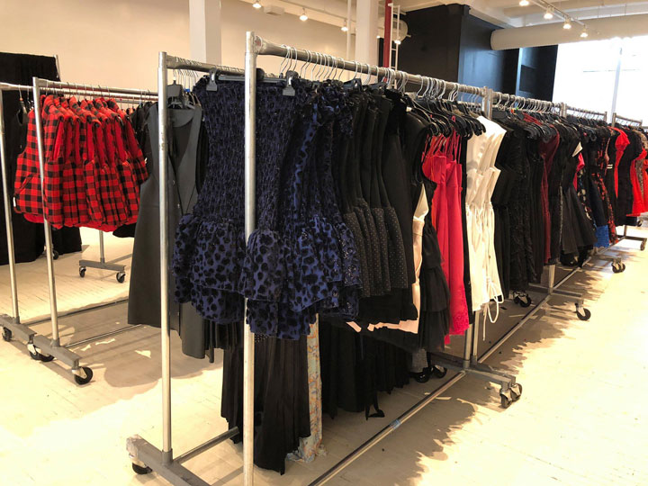 Pics from Inside the Maje Sample Sale
