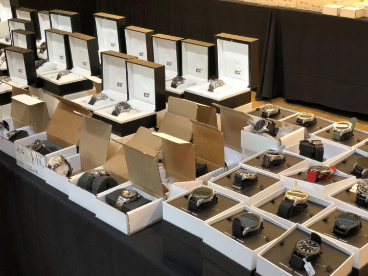 Pics from Inside the Montblanc Sample Sale
