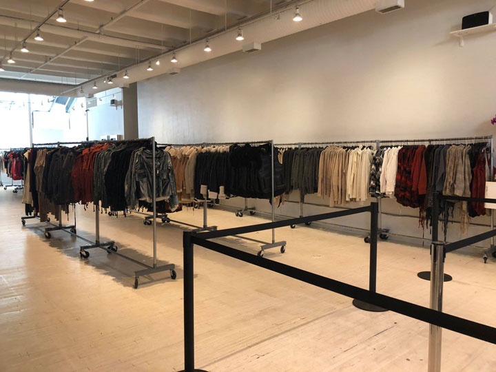 Pics from Inside the Nicholas K Sample Sale