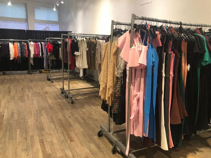 Pics from Inside the Scanlan Theodore Sample Sale