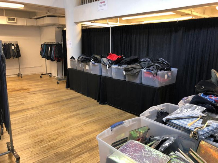 Pics from Inside the Equinox Sample Sale