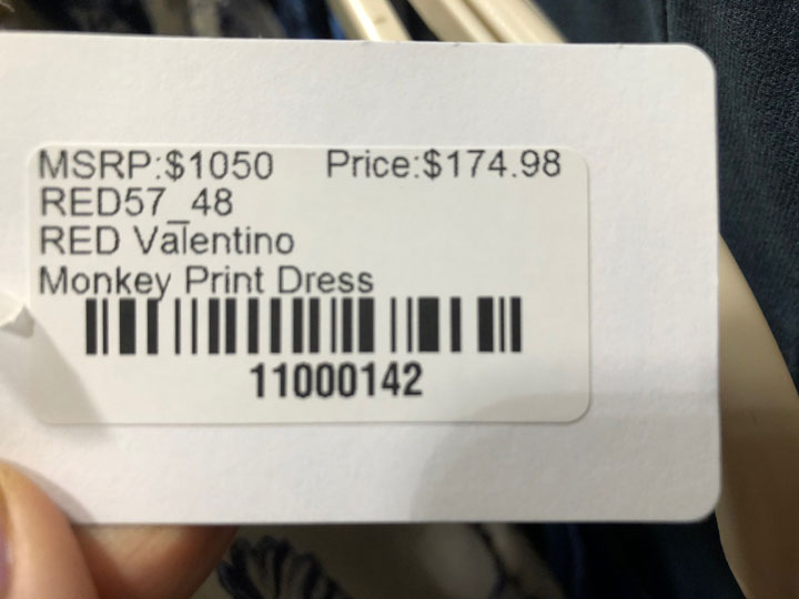 Rent the Runway Sample Sale Red Valentino Dress
