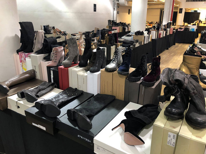 Pics from Inside The Shoe Box Spring 2018 Sample Sale