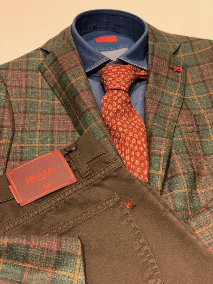 Pics from Inside the Eidos + Isaia + Ghurka Sample Sale