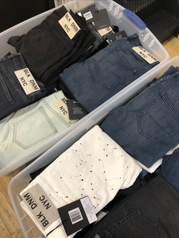 BLK DNM Sample Sale in Images