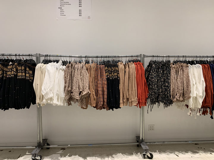 Dôen Sample Sale in Images