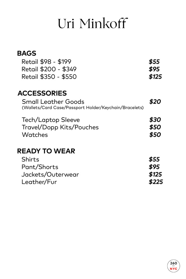 Rebecca Minkoff Sample Sale Uri Minkoff Bags Price List