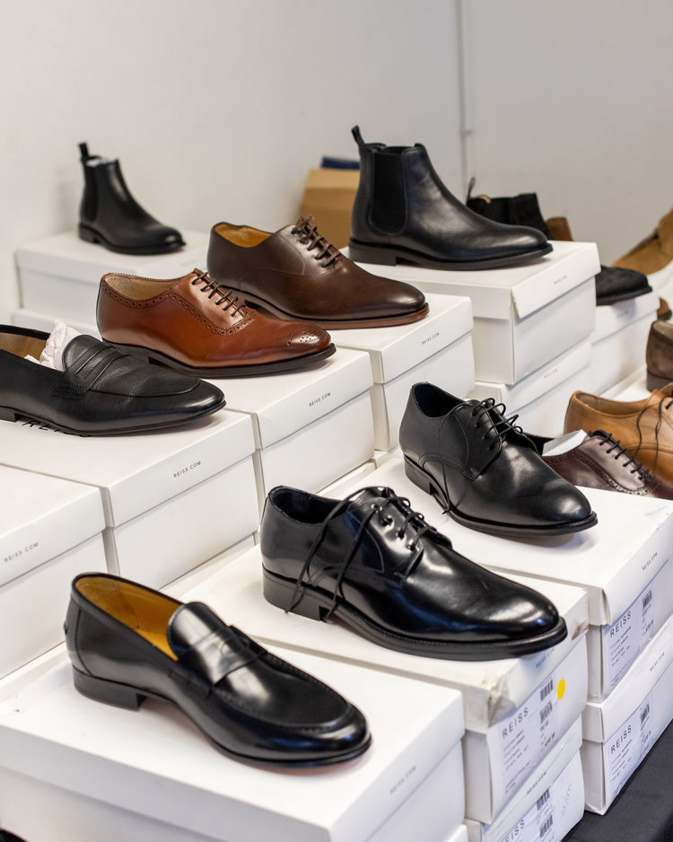Reiss London Sample Sale in Images Men's Footwear