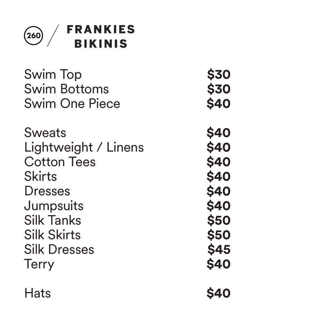 Frankies Bikinis & Apparis Sample Sale in Images