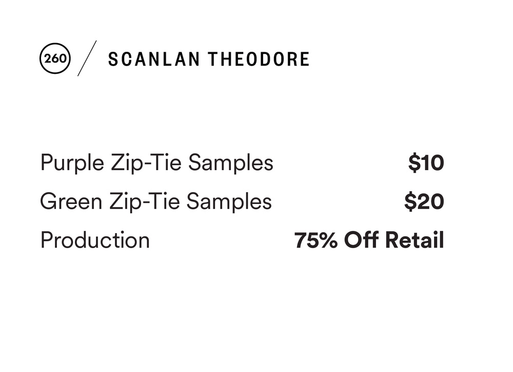 Scanlan Theodore, Jennifer Fisher, & Peserico Sample Sale in Images