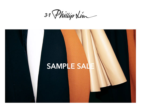 3.1 Phillip Lim Sample Sale