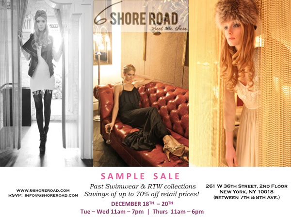 6 Shore Road Sample Sale