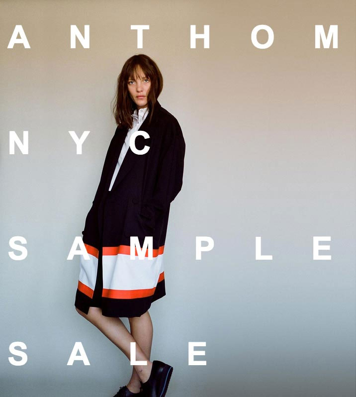 ANTHOM NYC Sample Sale