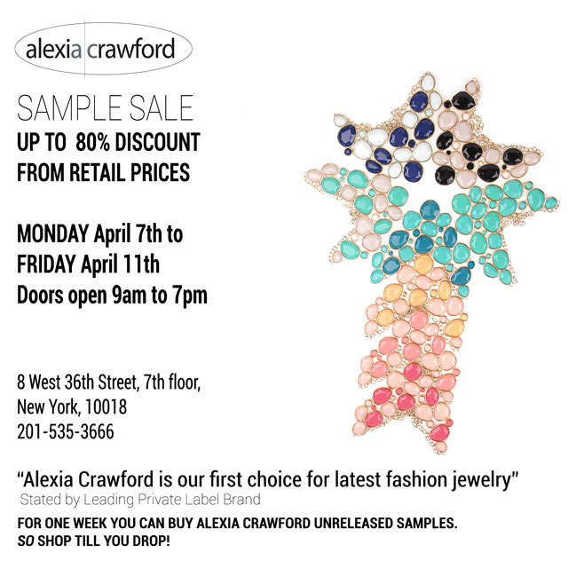 Alexia Crawford Sample Sale