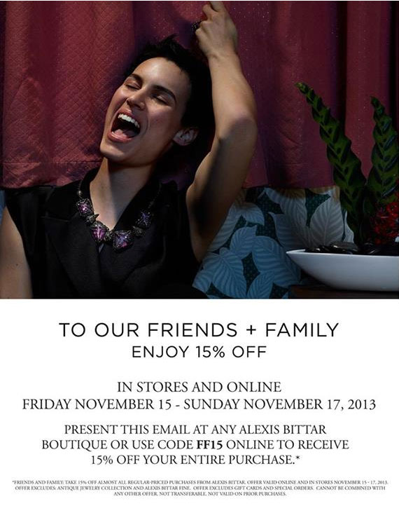 Alexis Bittar Friends & Family Sale