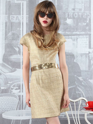 Alice + Olivia Elise A-Line Skirt Dress ($129, orig. $396)