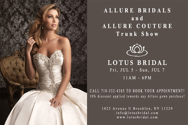 Allure Bridal and Allure Couture Trunk Show