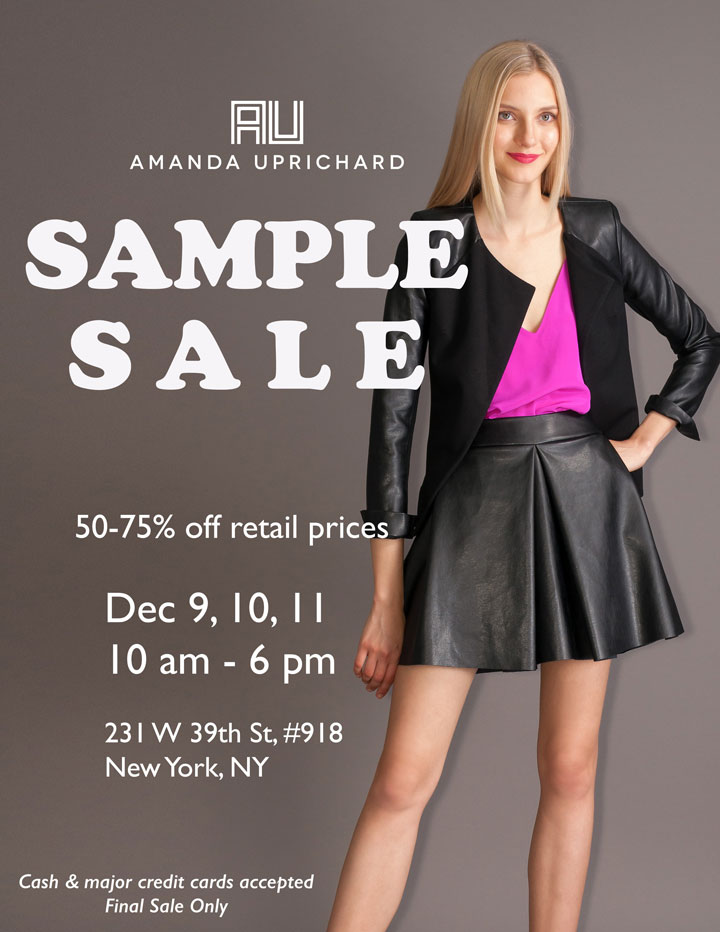 Amanda Uprichard Sample Sale