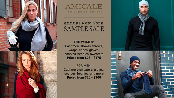 Amicale Cashmere Sample Sale