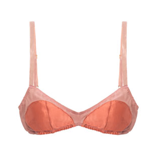Beatrice silk charmeuse and chiffon soft cup bralett: $35 (orig. $115)