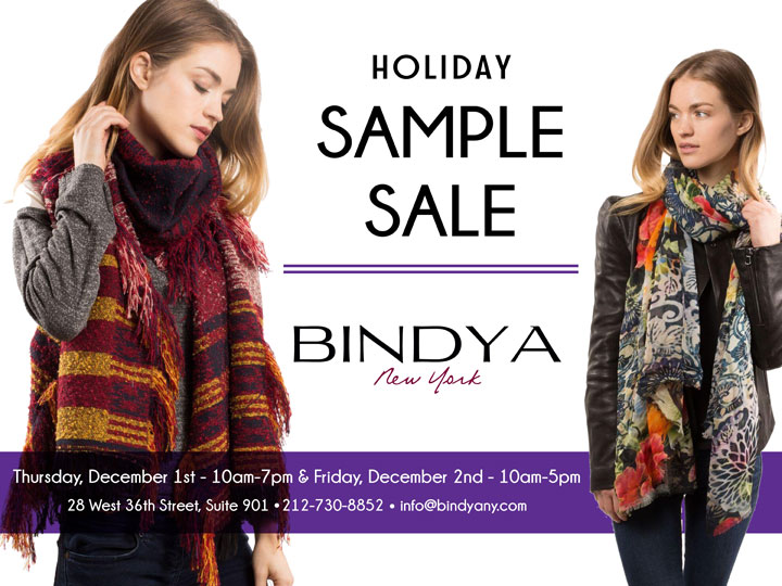 Bindya Holiday Sample Sale