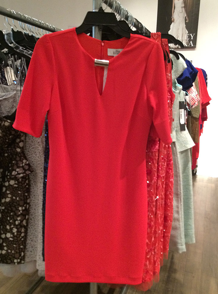 Coral shift dress for $50.70