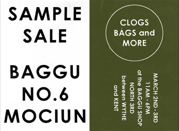 Baggu, Mociun & No. 6 Sample Sale