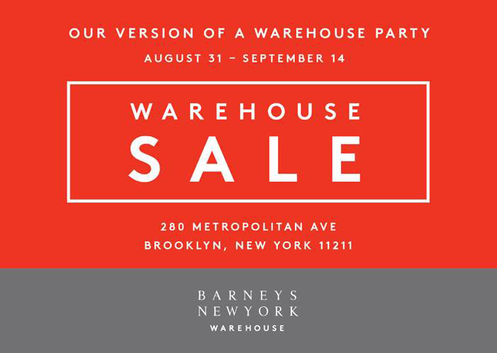 Barneys Warehouse Sale 