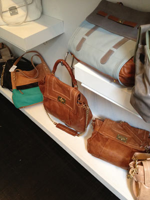 Be & D rust color leather bag in two different sizes ($200) 