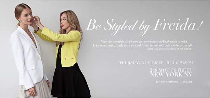  Be Styled by Freida Rothman