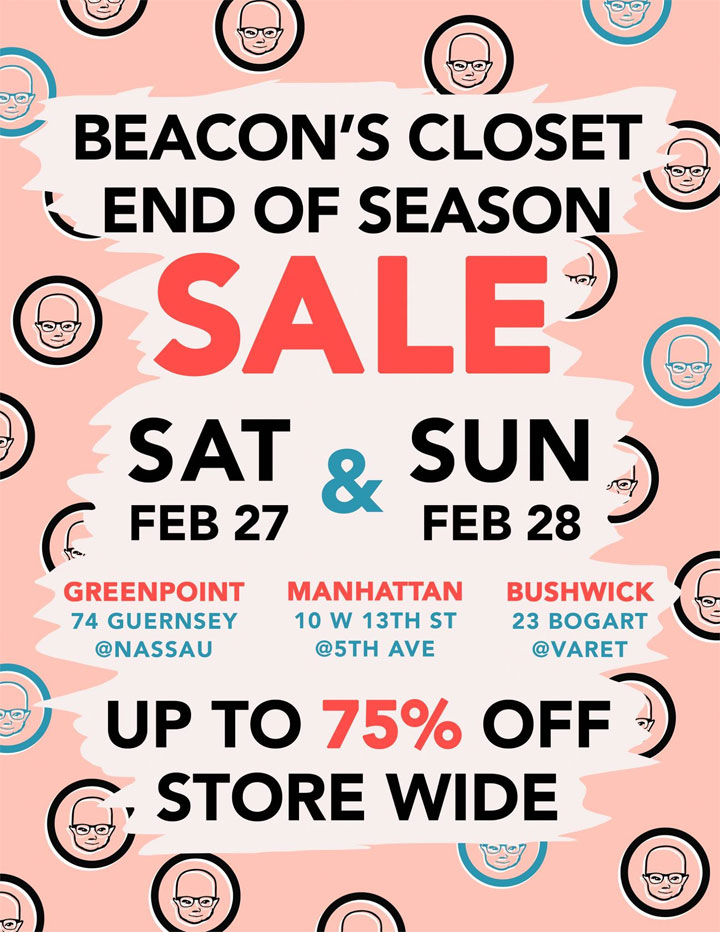 Beacon's Closet End of Season Sale