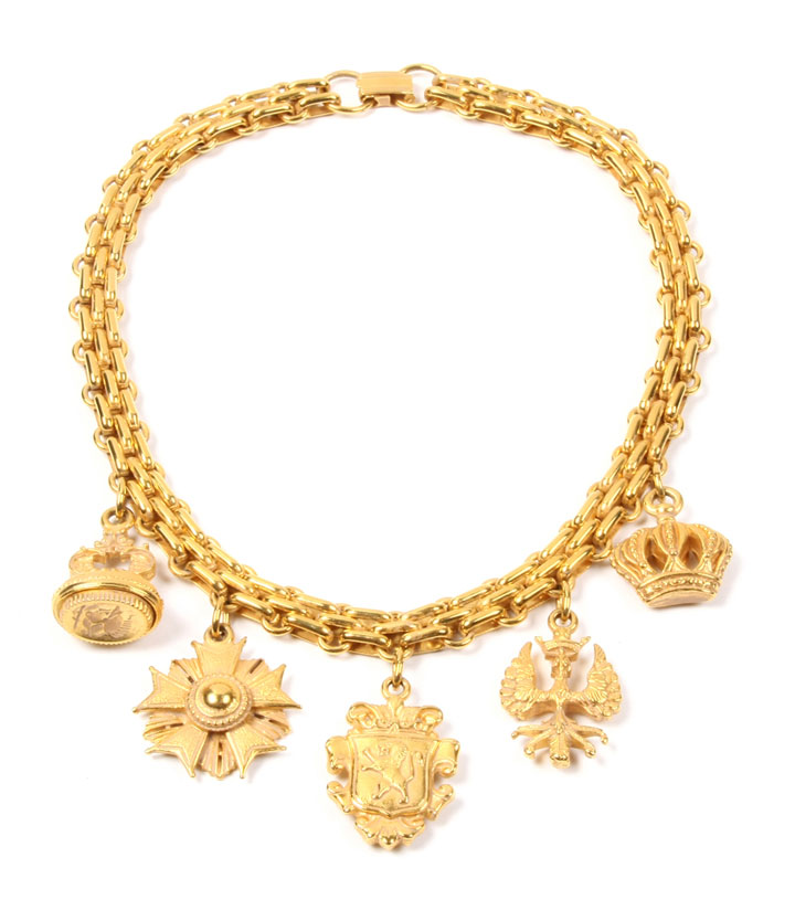 Ben Amun Regalia Gold Charm Necklace from the current season: $110 (orig. $370)