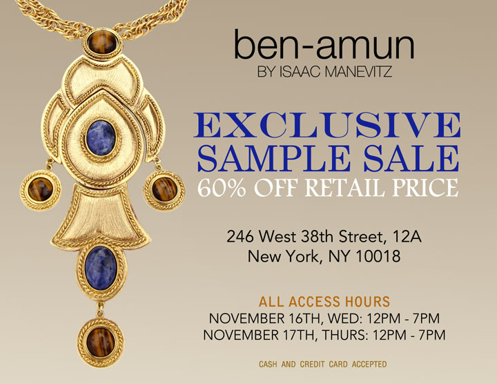 Ben-Amun Sample Sale