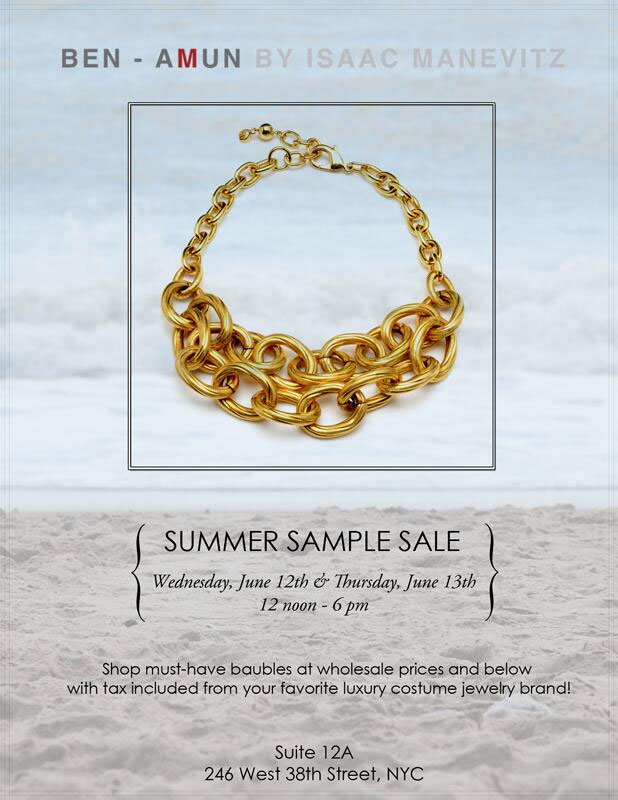 Ben-Amun Summer Sample Sale