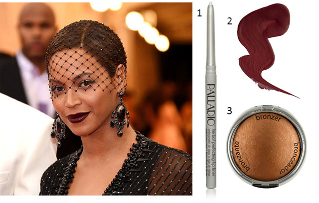 Beyoncé’s Gothic Lip and Bronzed Eye