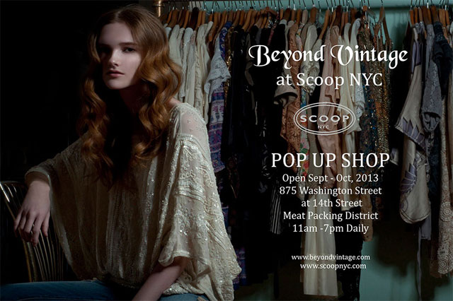 Beyond Vintage at Scoop NYC