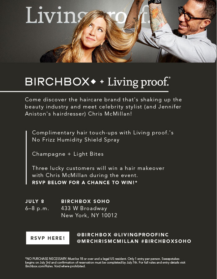 Birchbox + Living Proof Event