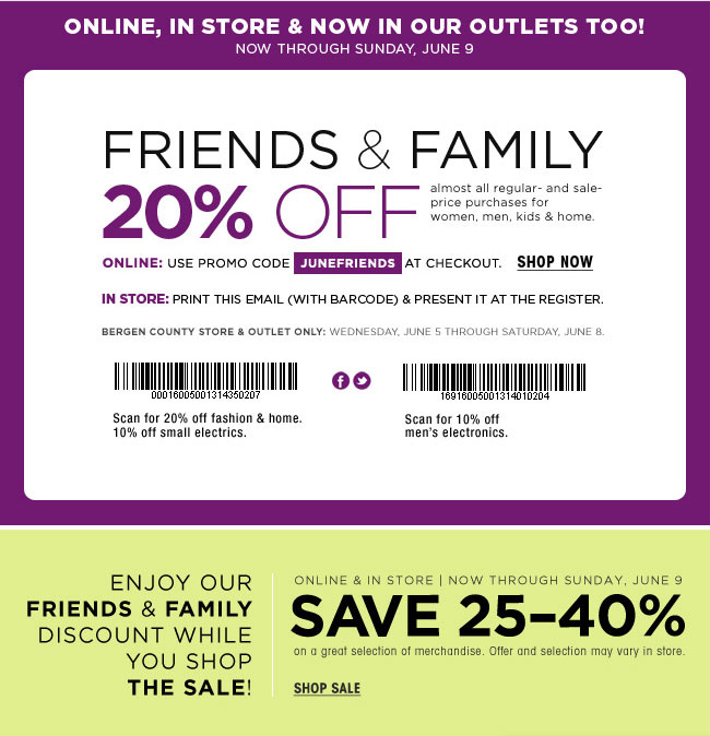 Bloomingdale's Friends & Family Sale