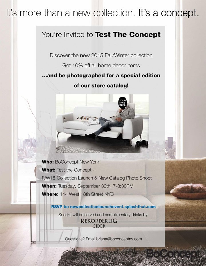 BoConcept New Collection Launch Event
