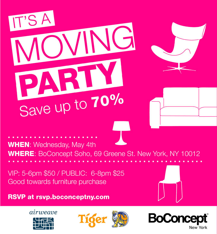 BoConcept SoHo Moving Party