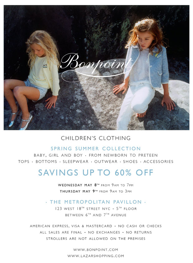 Bonpoint Spring Sample Sale