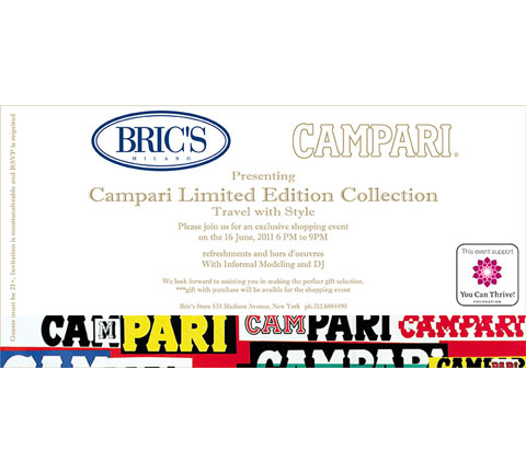 Bric' presents Campari Limited Edition Collection 6/16